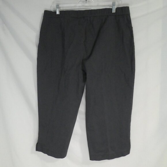 CROFT & BARROW | Stretch | large | Dark Grey Long Shorts | Stretchy Waistband - Picture 2 of 16